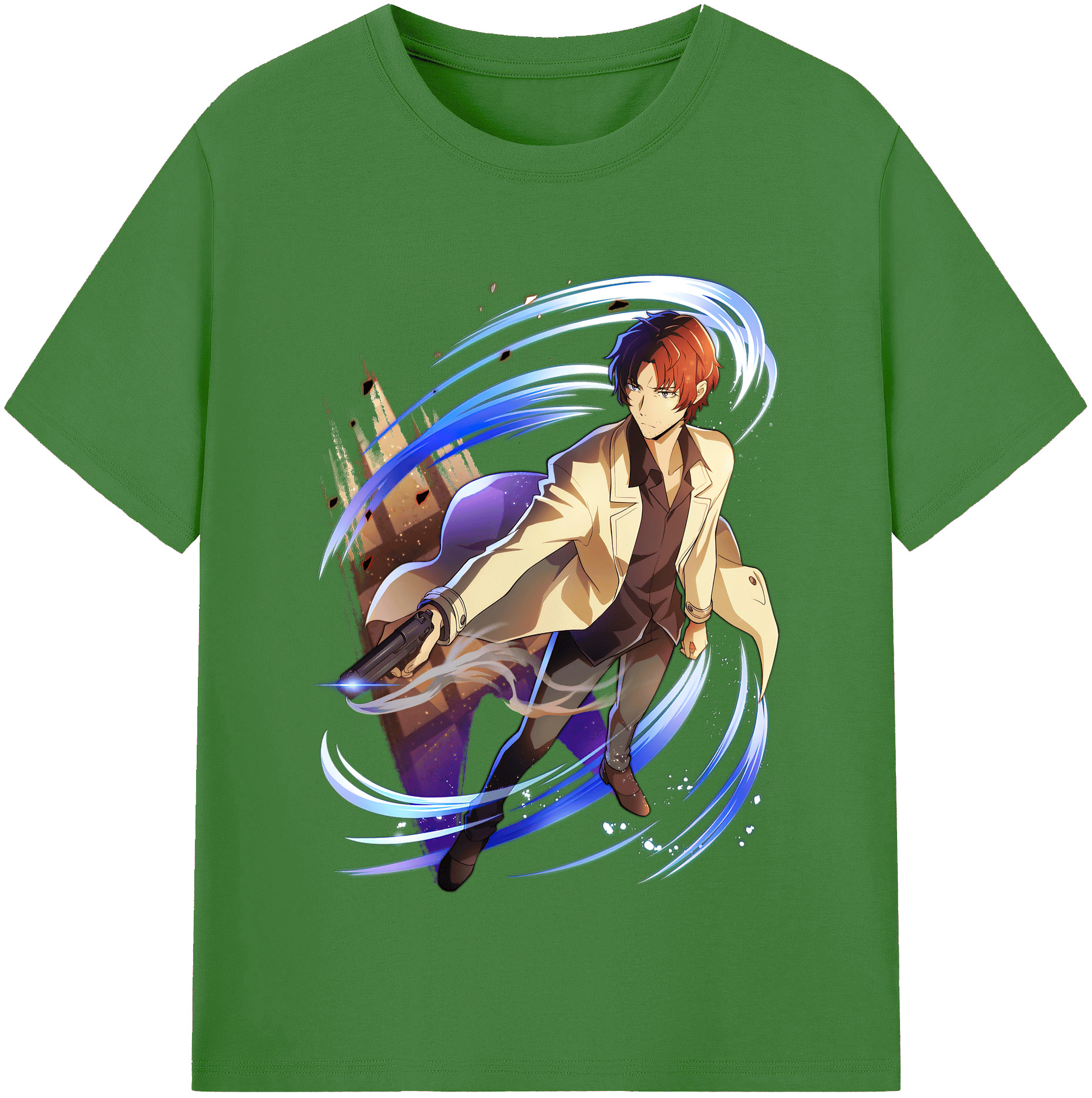 （画像用） 文豪ストレイドッグス Bungo Stray Dogs レディースカジュアルプリントTシャツ（綿100％）